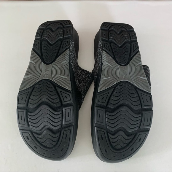 Copper Fit Women's Summit Black Platform Sandals Size US 9 B - Picture 9 of 9